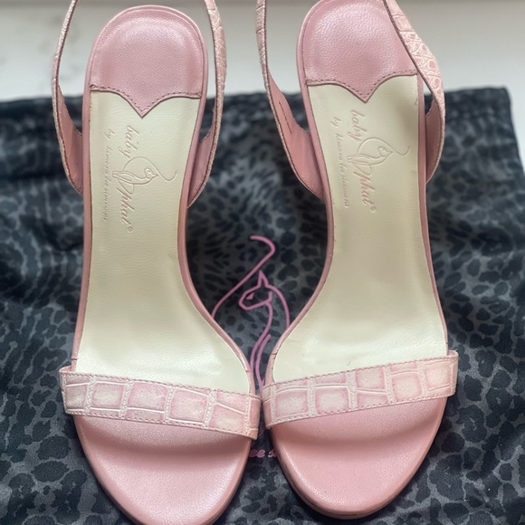 baby phat CROC OPEN TOE SLING BACK SZ 6.5 - Picture 2 of 11